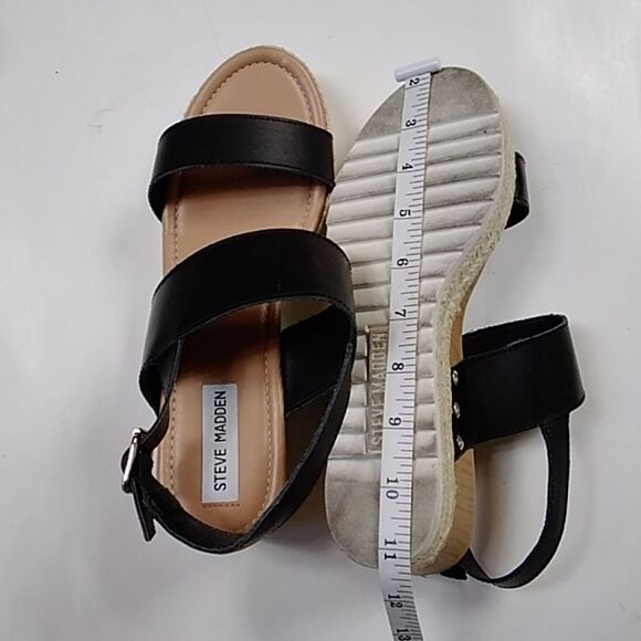 STEVE MADDEN WOMEN SANDALS SIZE 9M SHOES - Picture 5 of 9